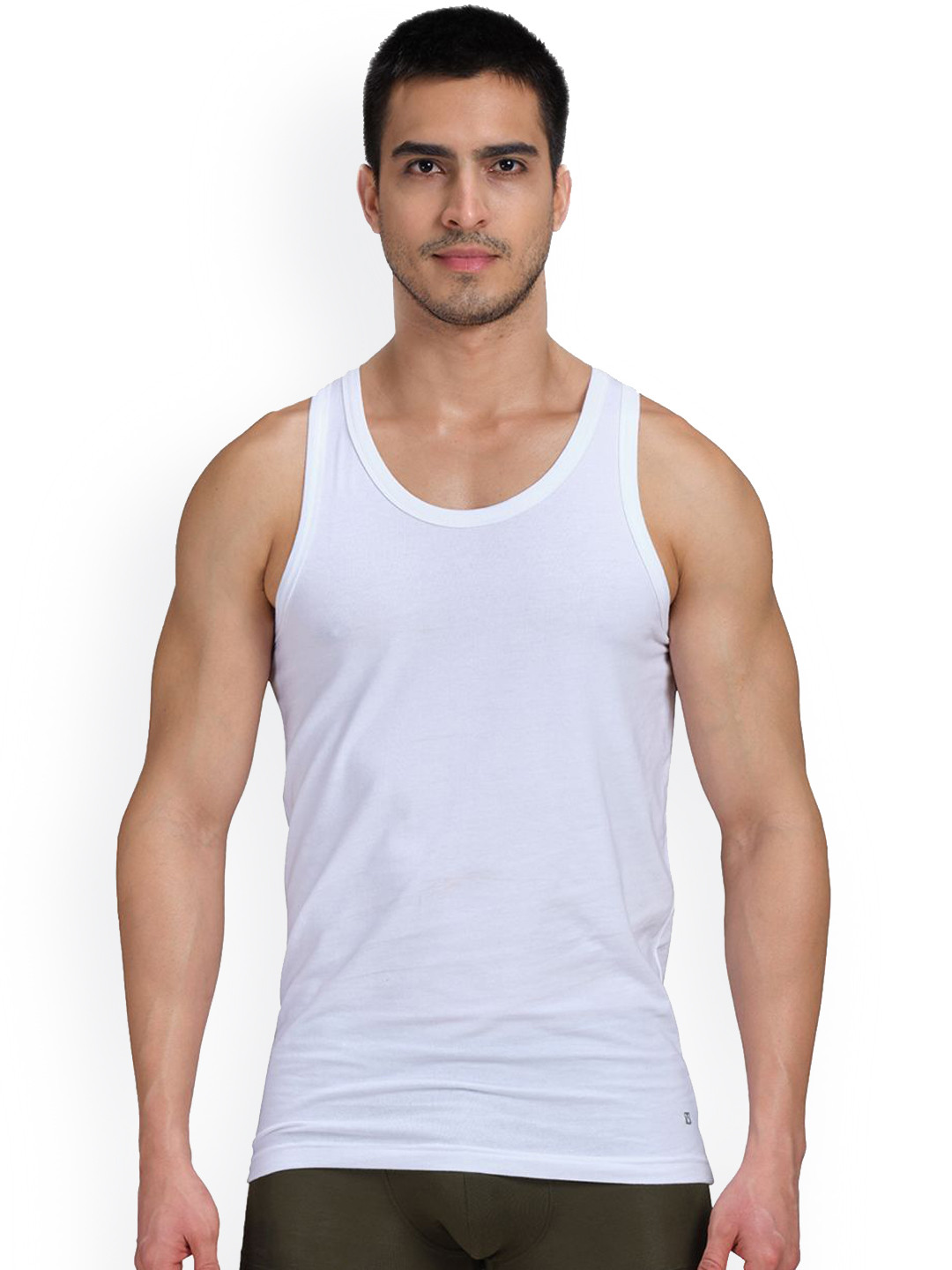 

VStar Round Neck Basic Innerwear Vests, White