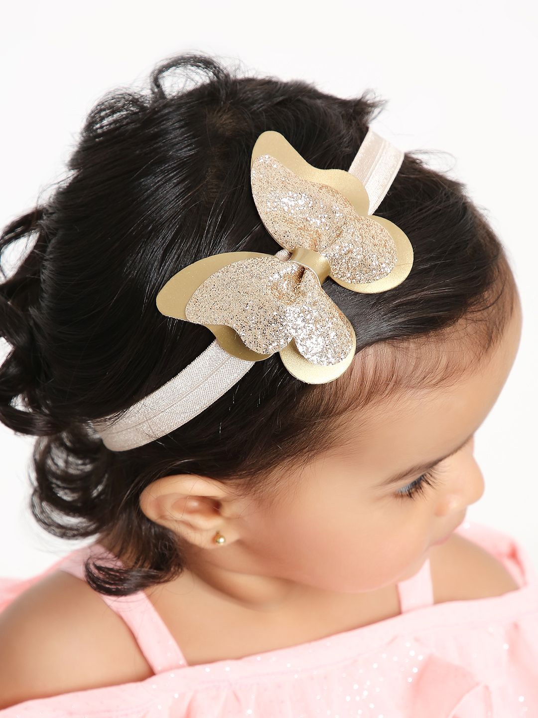 

Aye Candy Girls Embellished Butterfly Hairband, Gold