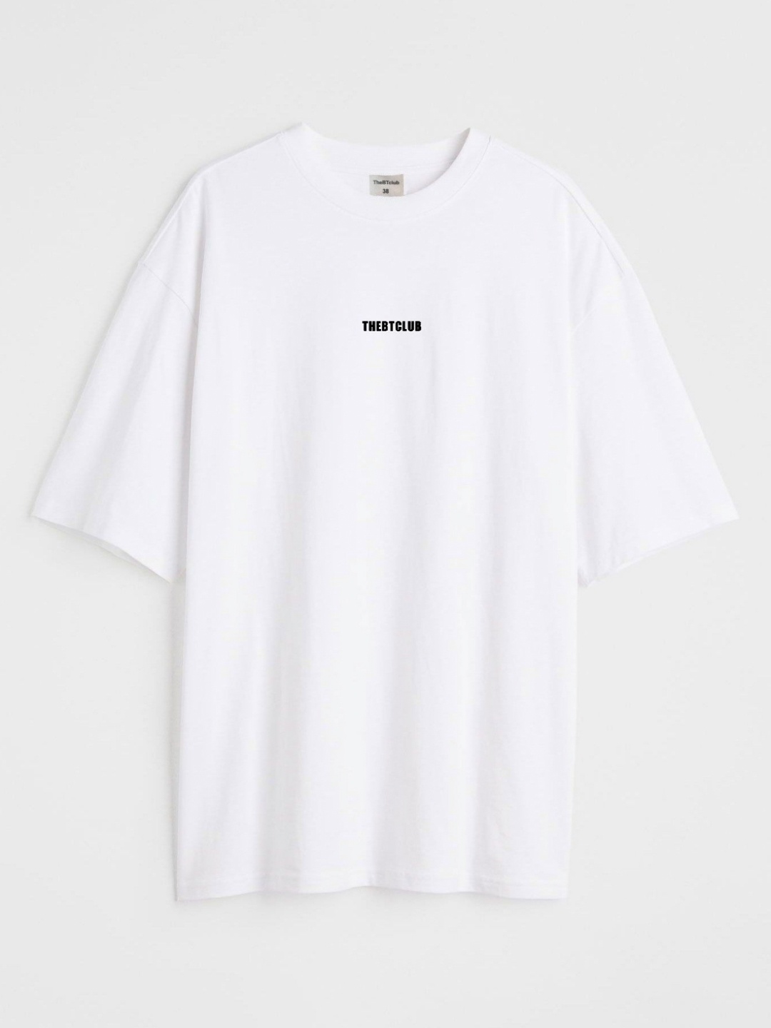 

TheBTclub Men Printed Drop-Shoulder Sleeves Activchill T-shirt, White