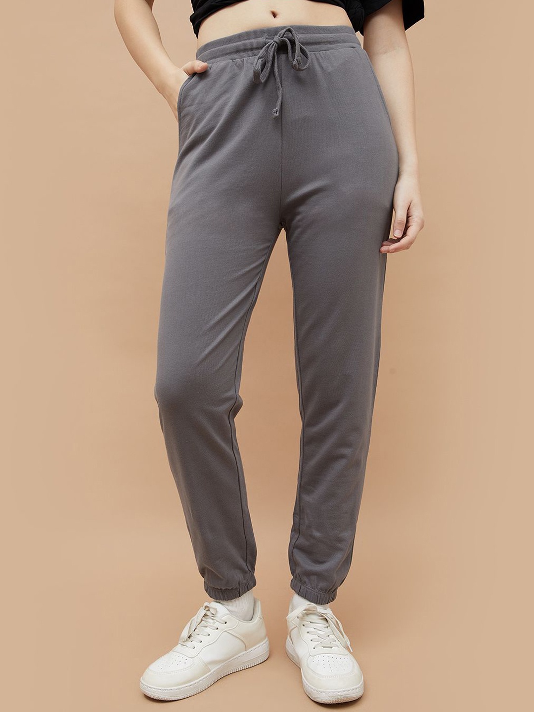 

Fame Forever by Lifestyle Women Joggers Trousers, Grey