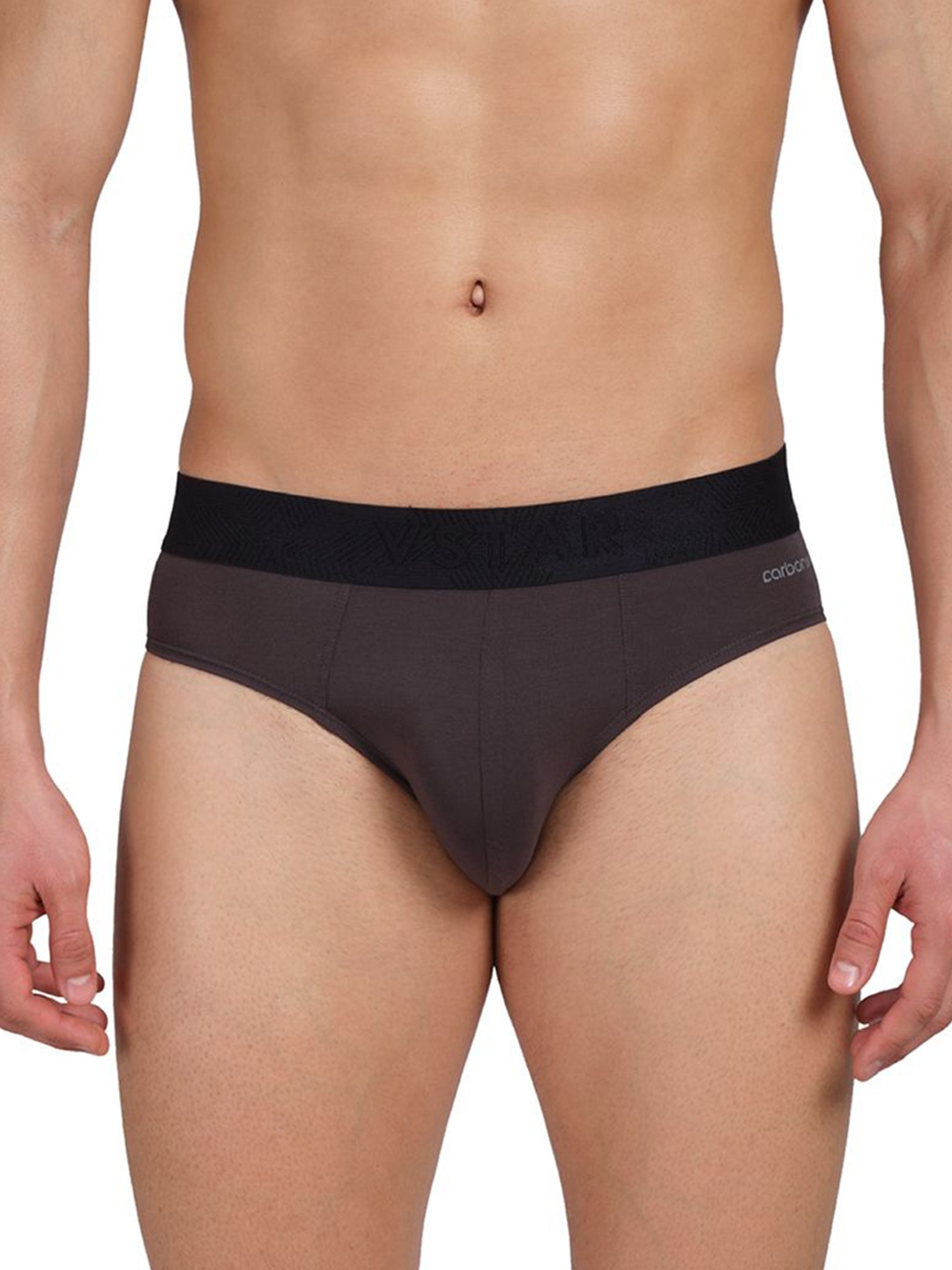 

VSTAR CB02 Low-Rise Stretch Basic Briefs CB 02-PIRATE_GREY