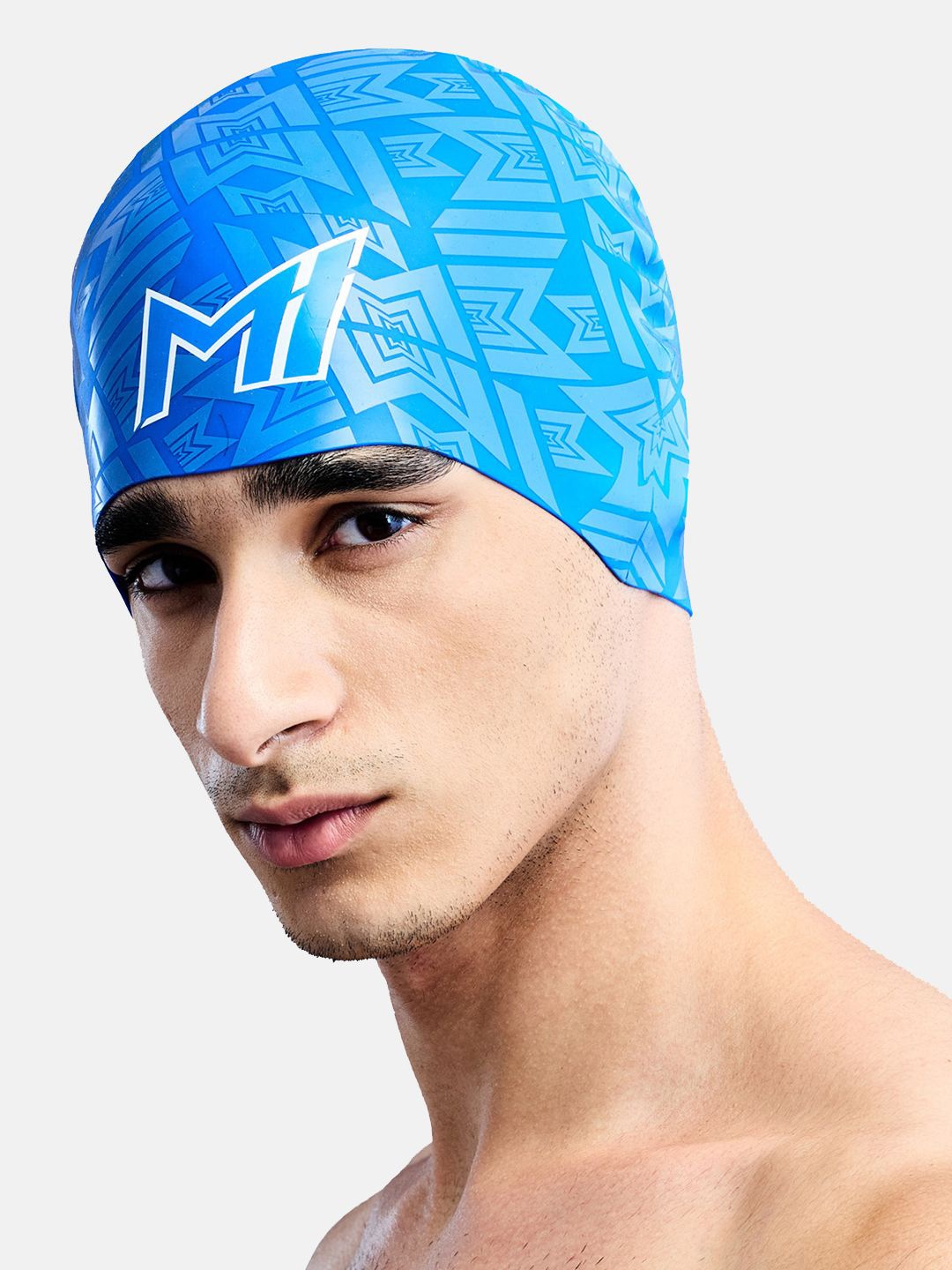 

BOLDFIT MI X Boldfit Silicone Swimming Cap, Blue