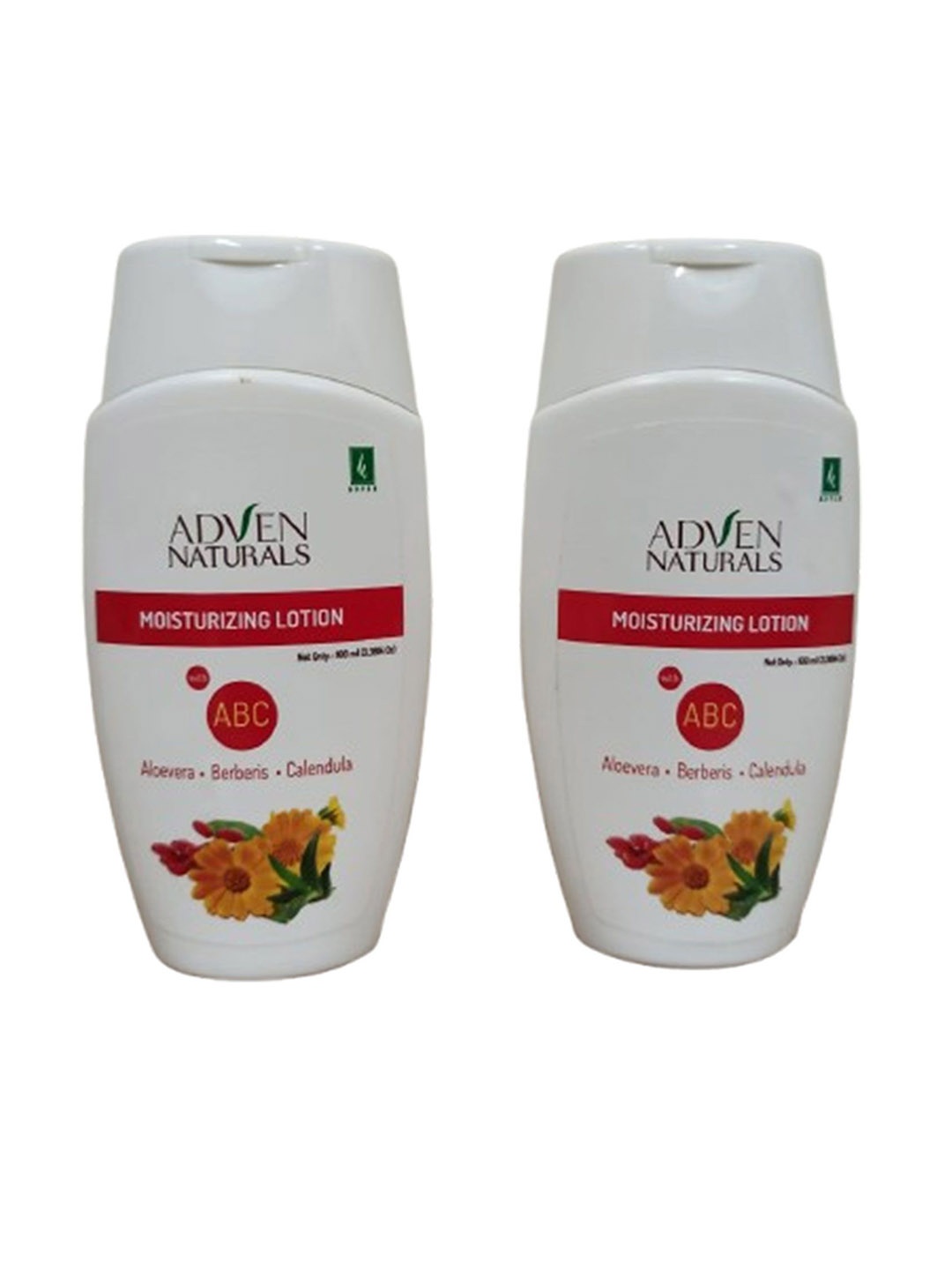 

ADVEN Set Of 2 Moisturizing Lotion With Aloevera, Berberis & Calendula- 100 ml Each, White