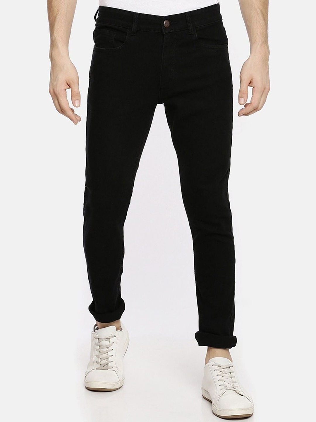 

CLUBROCKS Men Stretchable Jeans, Black