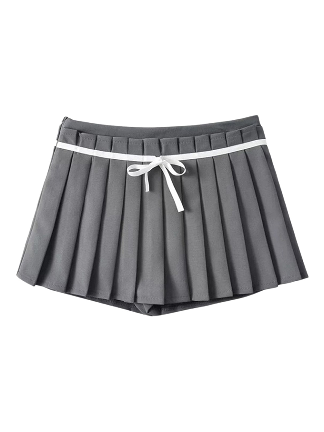 

LULU & SKY Women Knife Pleated Skort, Grey