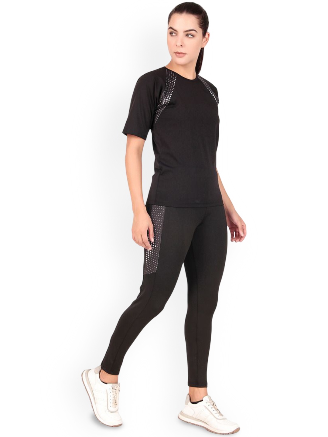 

BENZOS T-shirt With Tights Co-Ords, Black