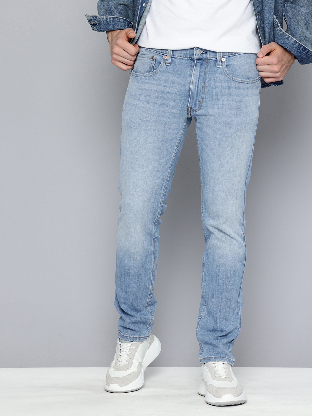 

Levis Men 511 Slim Fit Heavy Fade Stretchable Jeans, Blue