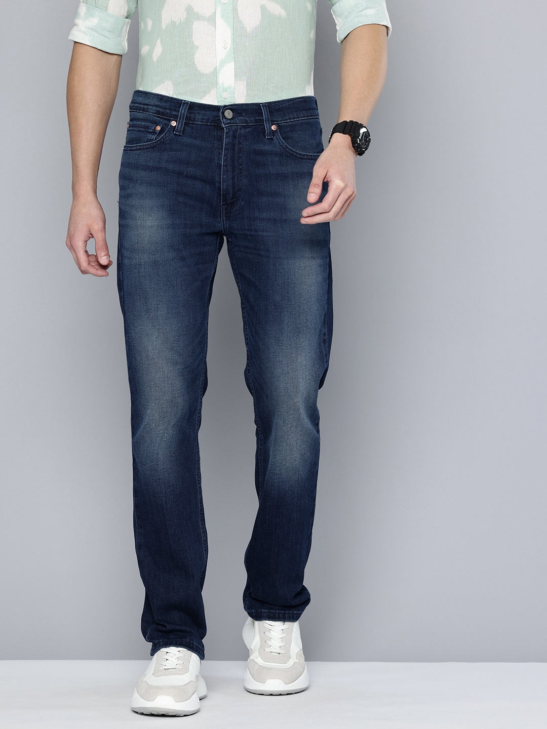

Levis Men 511 Slim Fit Heavy Fade Stretchable Jeans, Blue