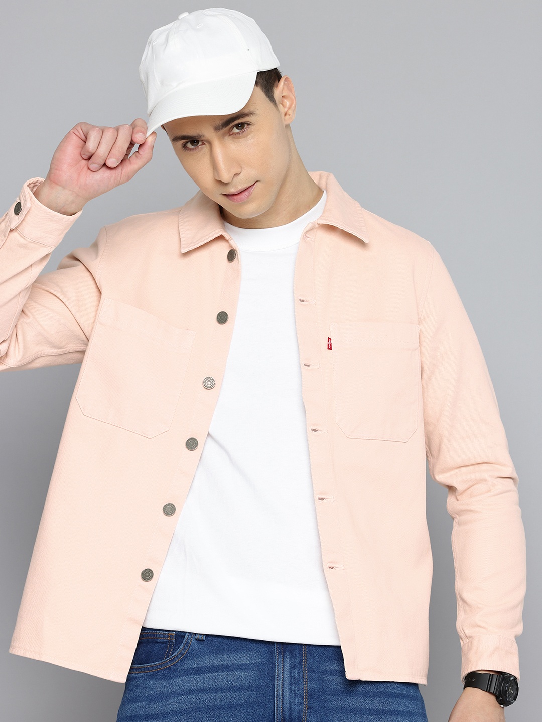 

Levis Pure Cotton Tailored Jacket, Peach