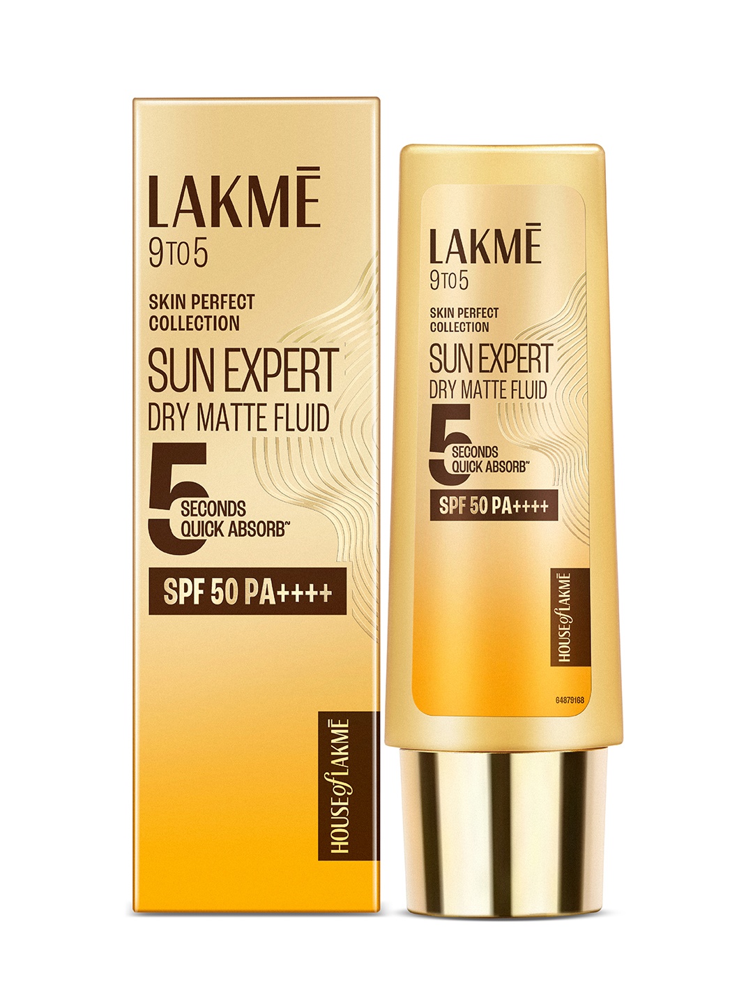 

Lakme Women 9 To 5 Sun Expert Dry Matte Fluid SPF 50++++ Sunscreen - 50ml, Yellow