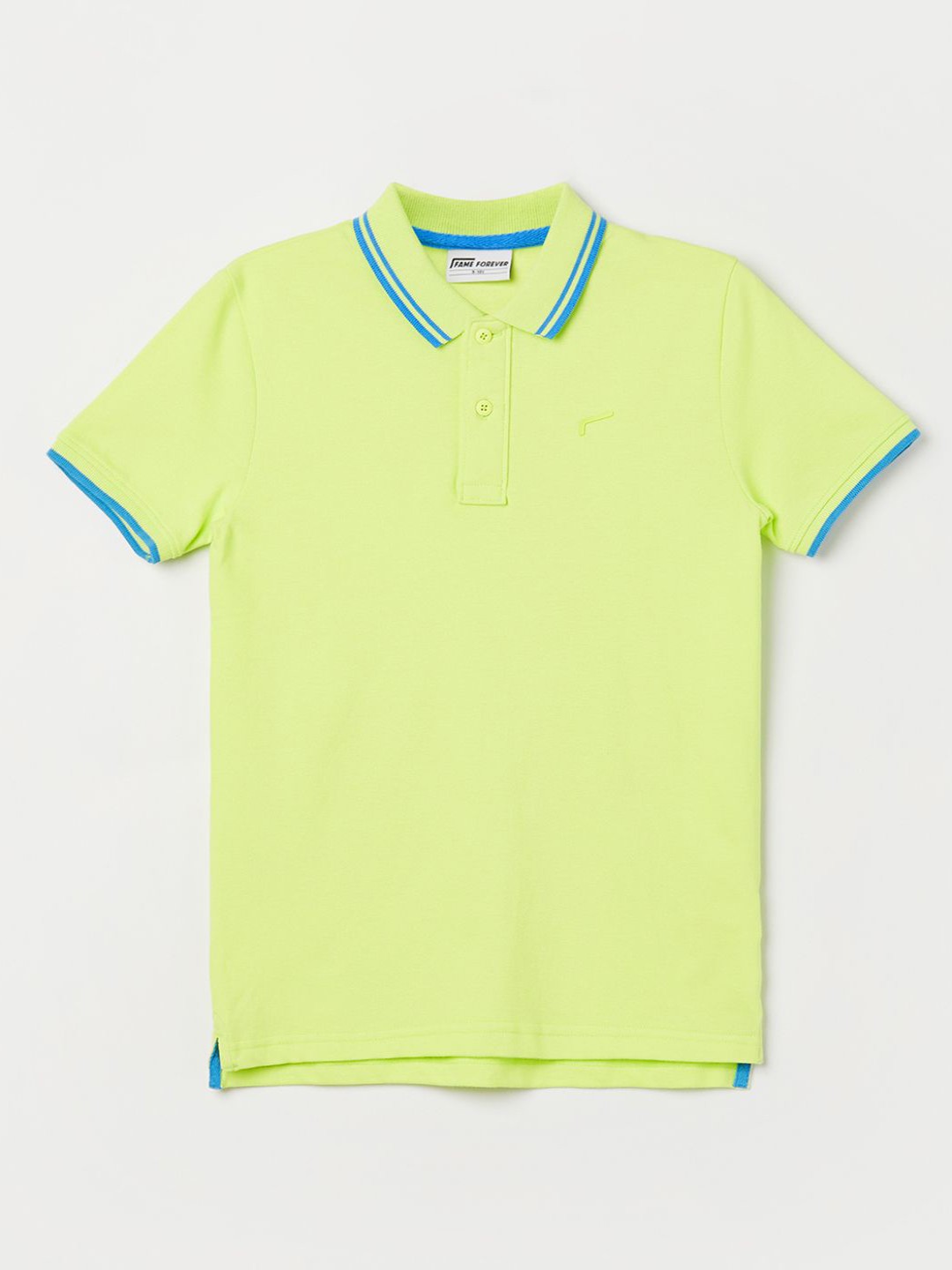 

Fame Forever by Lifestyle Boys Polo Collar T-shirt, Yellow