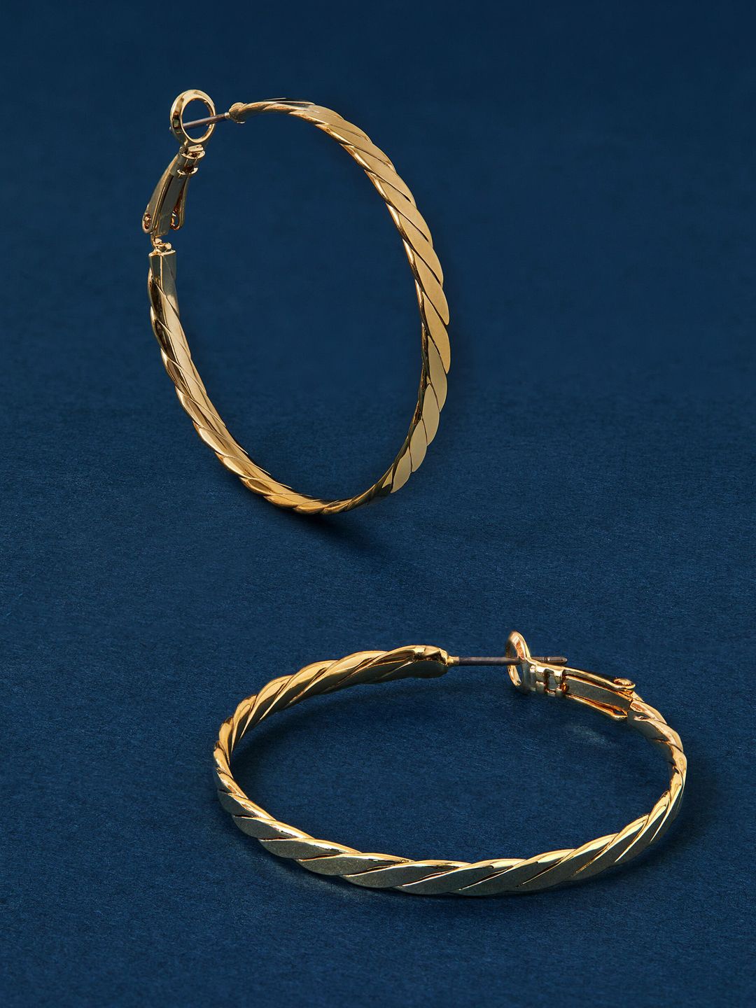 

Accessorize London 14K Gold-Plated Circular Shaped Hoop Earrings