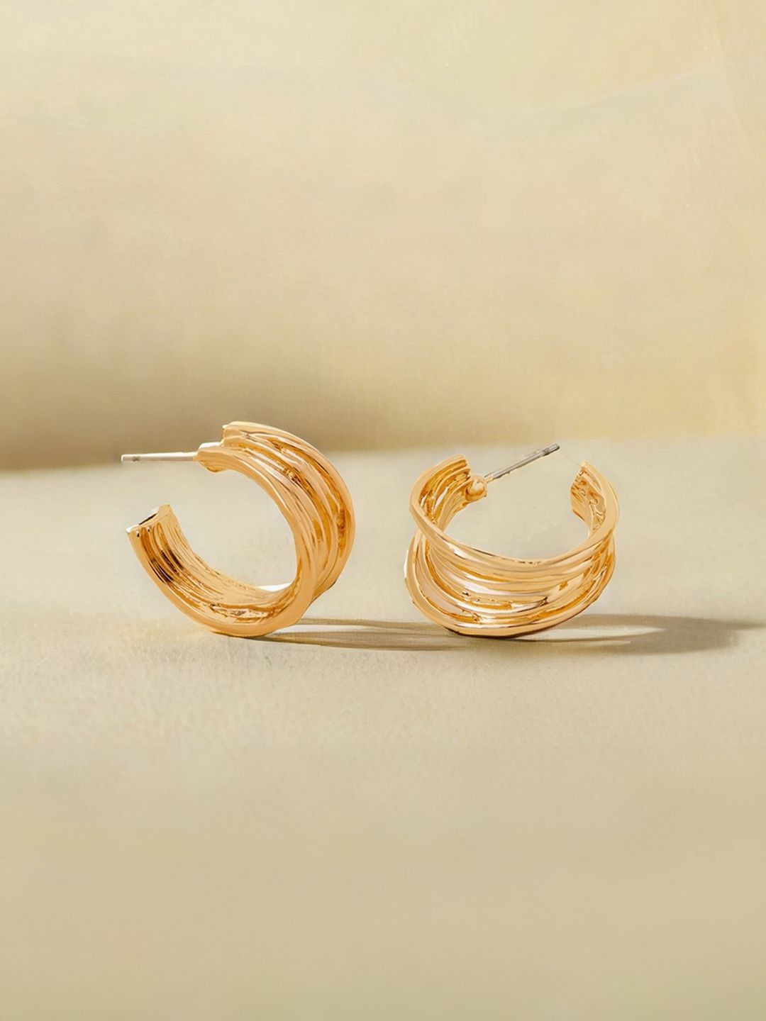 

Accessorize Circular Hoop Earrings, Gold