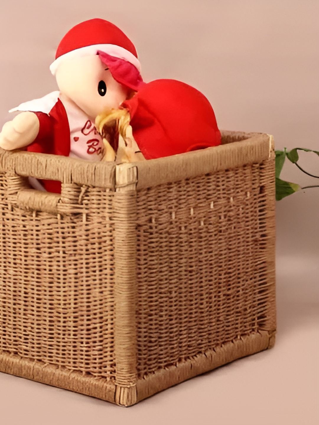 akway Brown Rattan Fruit and Vegetable Basket