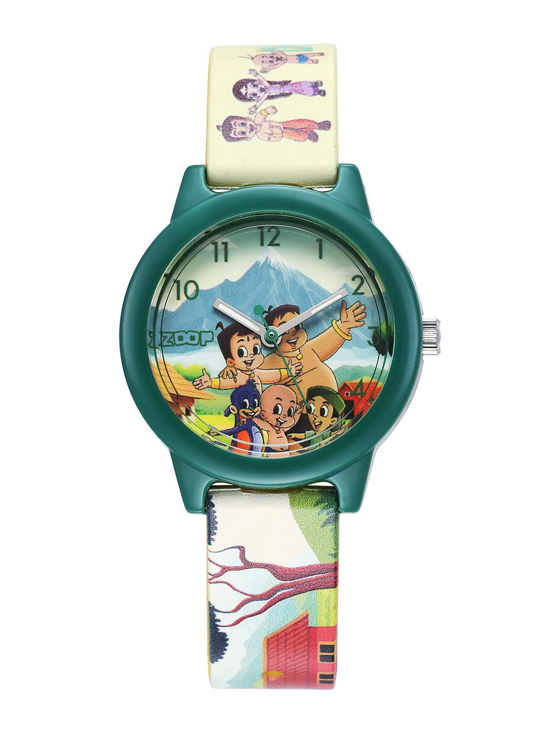 

ZOOP from TITAN Kids Zoop Chhota Bheem Dial & Analogue Watch 16042PP04FW, Green