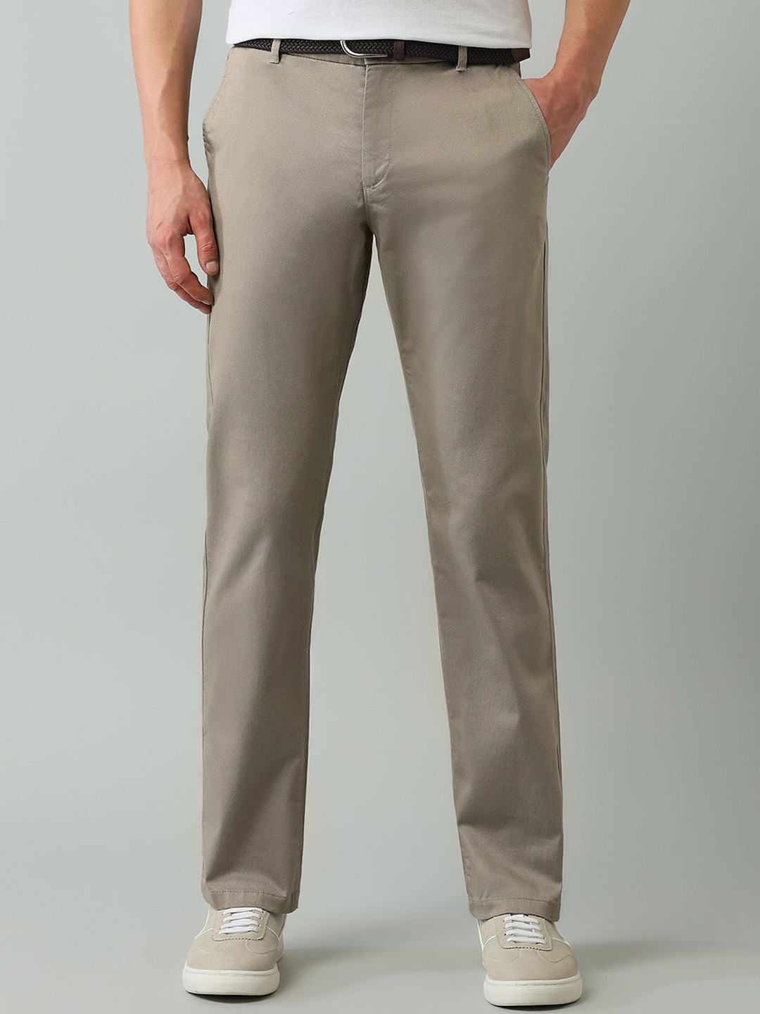

Arrow Sport Men Classic Trousers, Beige