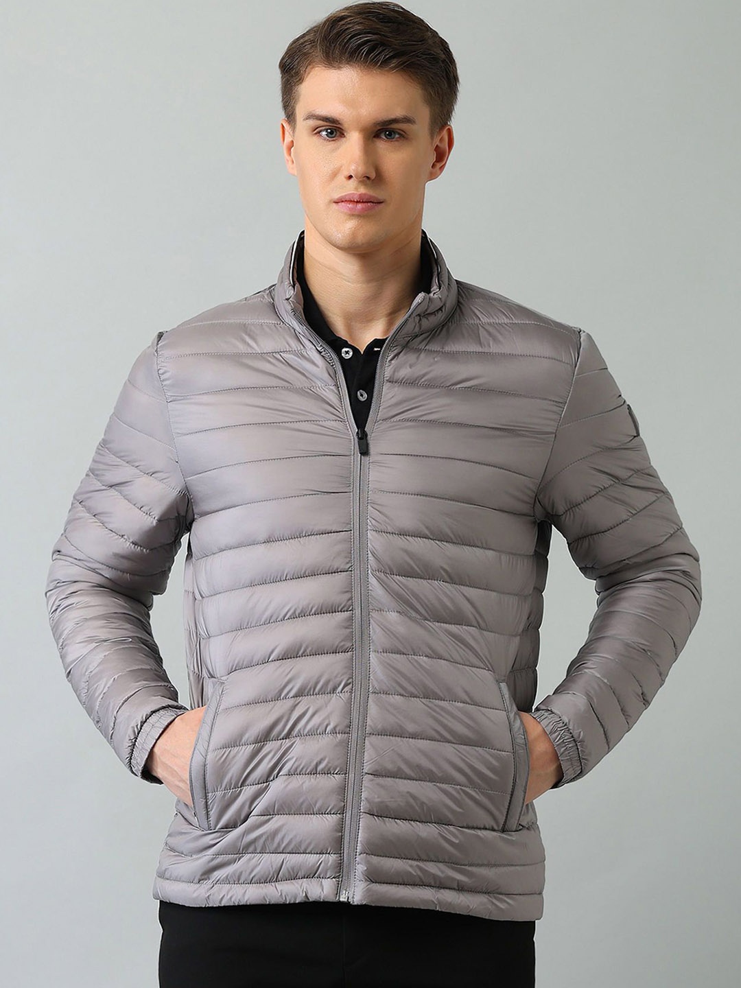 

Arrow Sport Men Quilted Jacket, Grey