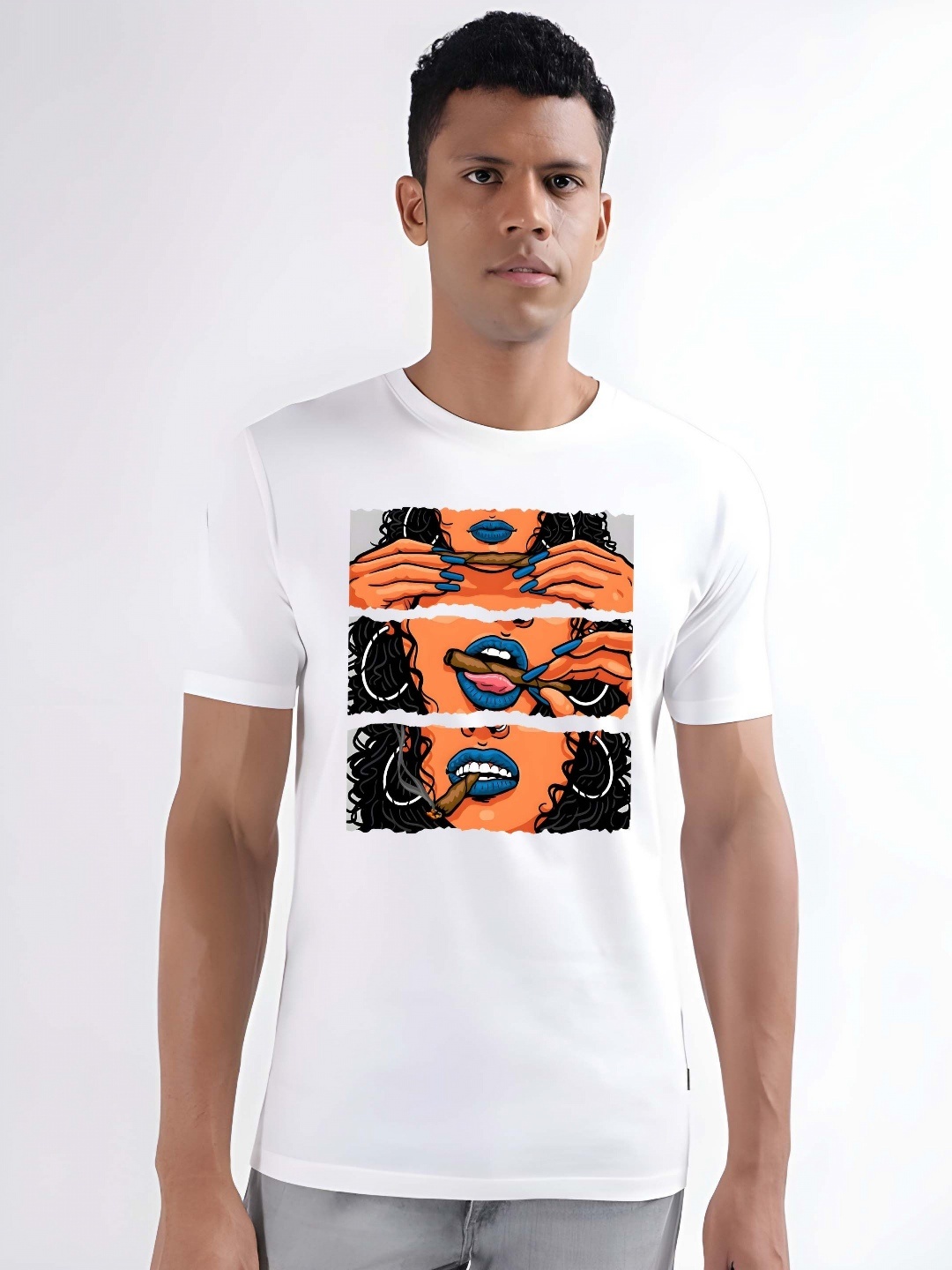 

BOWLIFESTYLE Men T-shirt, White
