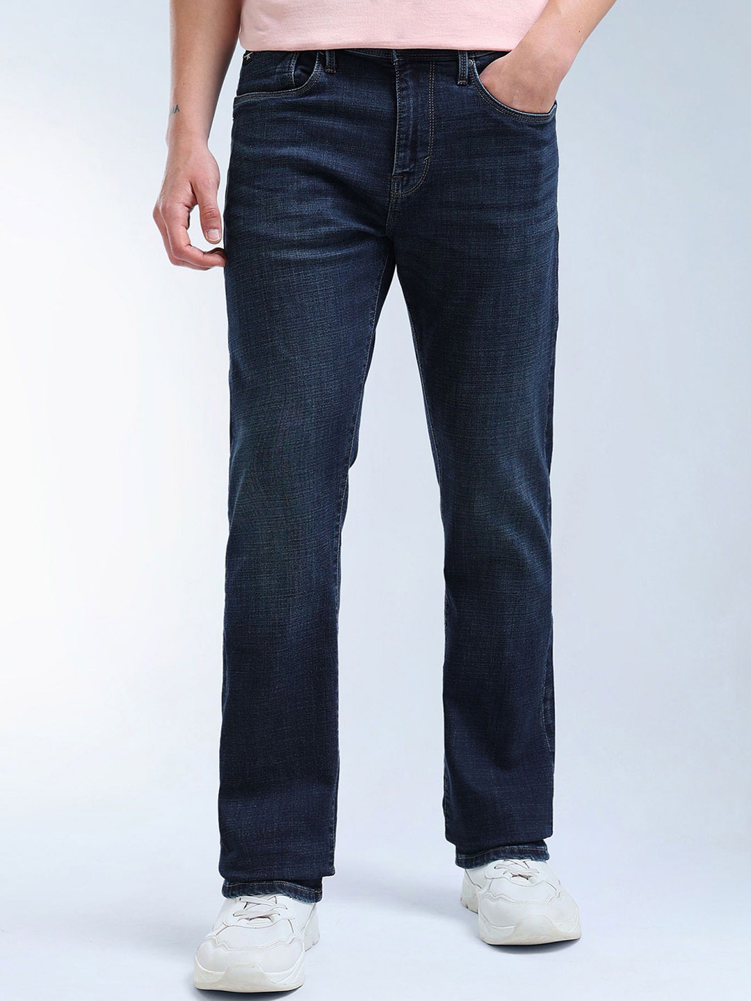 

Flying Machine F-Jango Relaxed Straight Fit Jeans, Blue