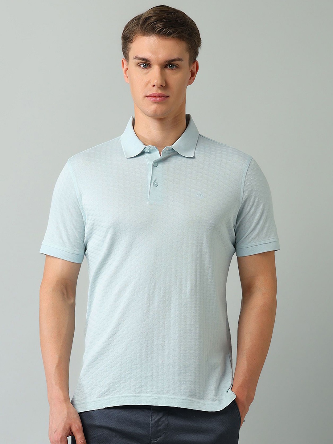 

Arrow Men Polo Collar T-shirt, Blue