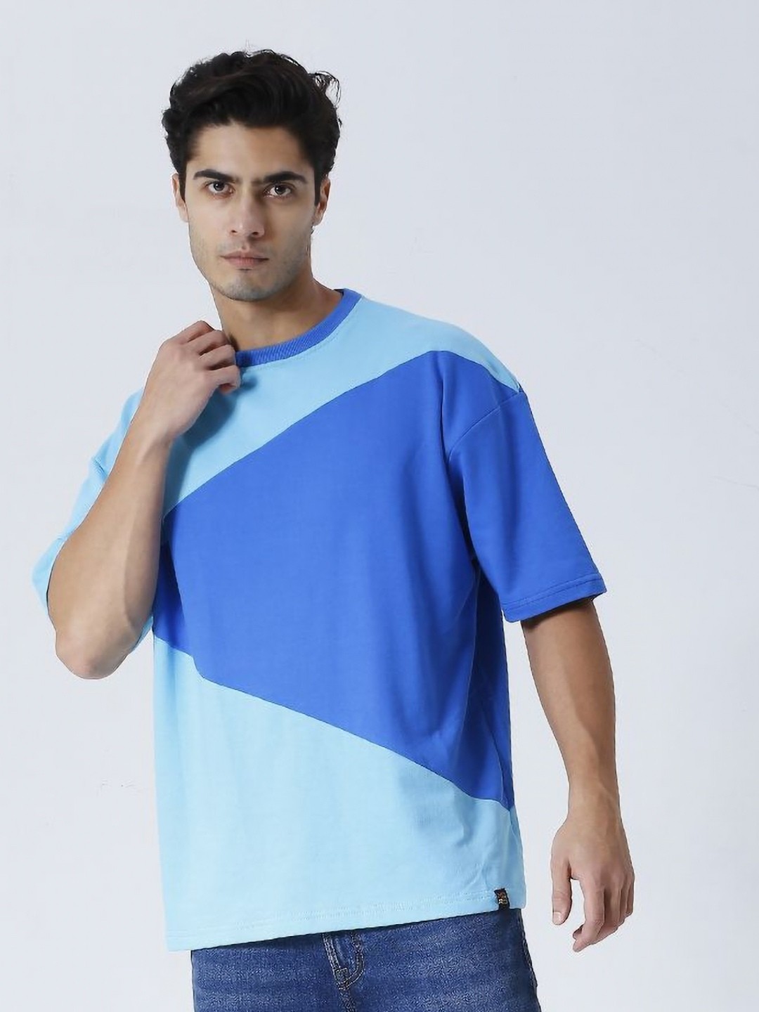 

HOUSE OF RS Men Printed Pockets T-shirt, Blue