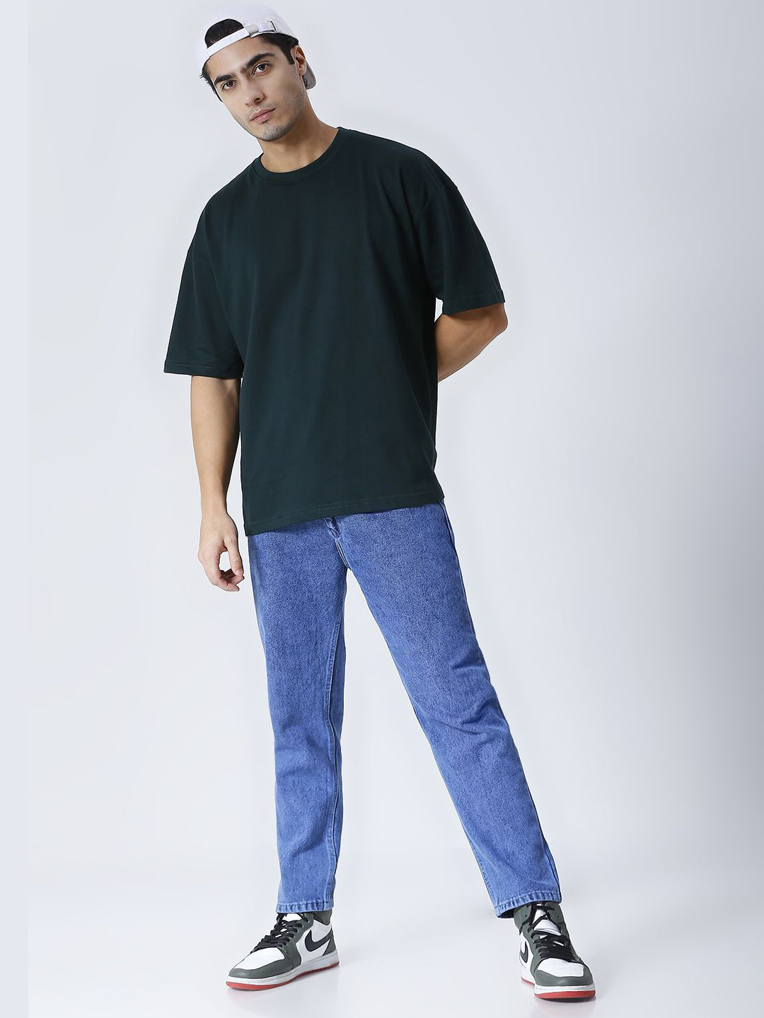 

HOUSE OF RS Men Printed Pockets T-shirt, Green