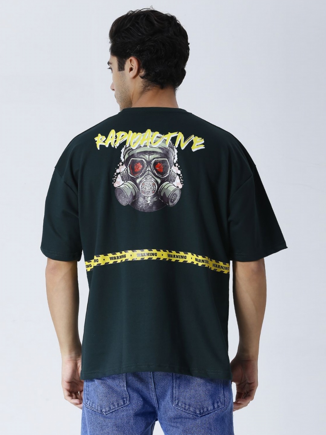 

HOUSE OF RS Men Printed Pockets T-shirt, Green