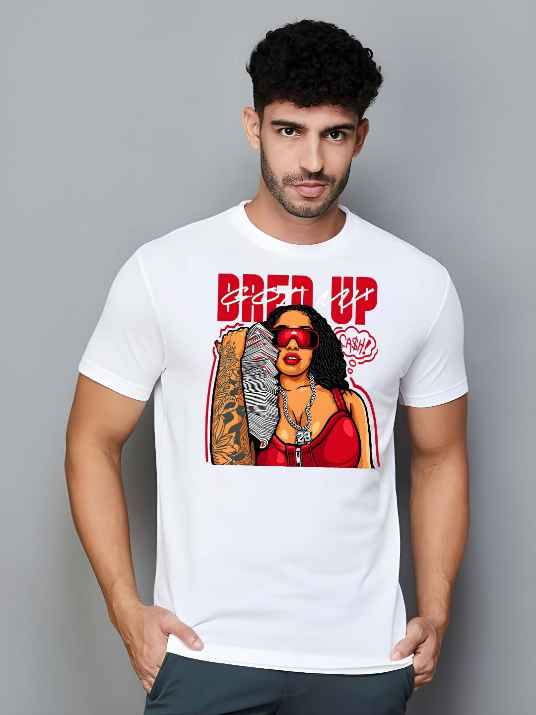 

BOWLIFESTYLE Men T-shirt, White