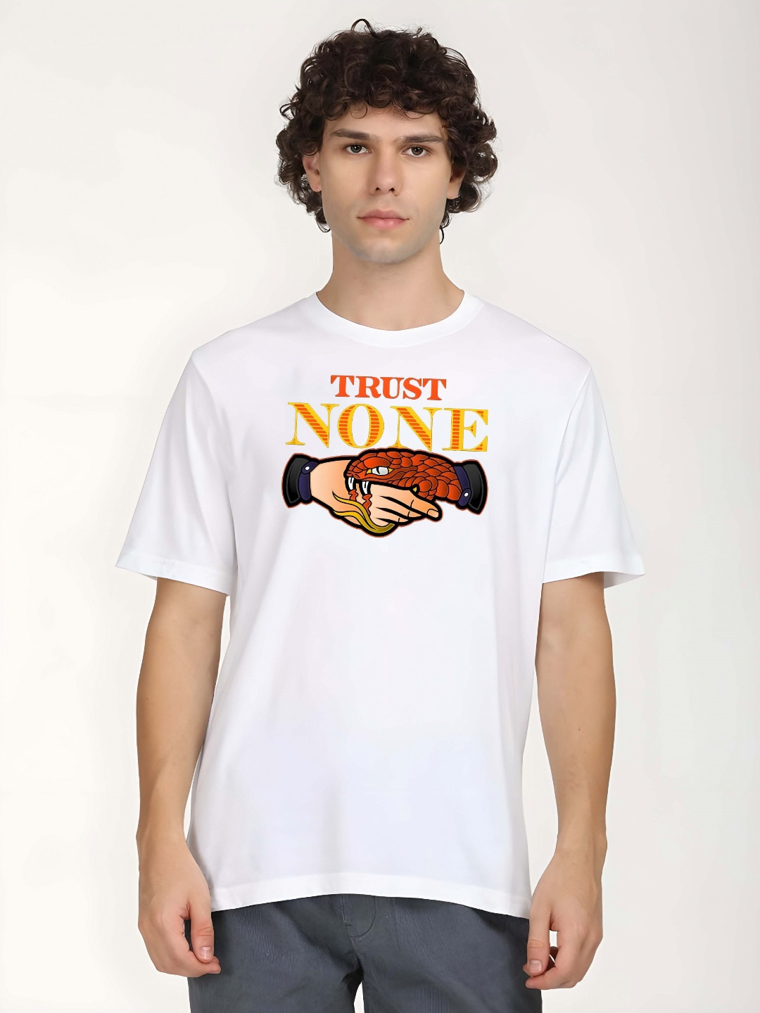 

BOWLIFESTYLE Men T-shirt, White