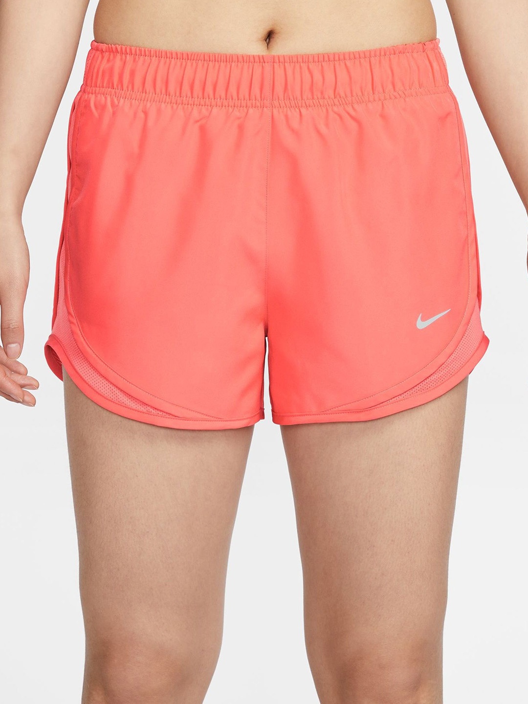 

Nike Tempo Women's Dri-FIT Mid-Rise Brief-Lined Running Shorts, Orange