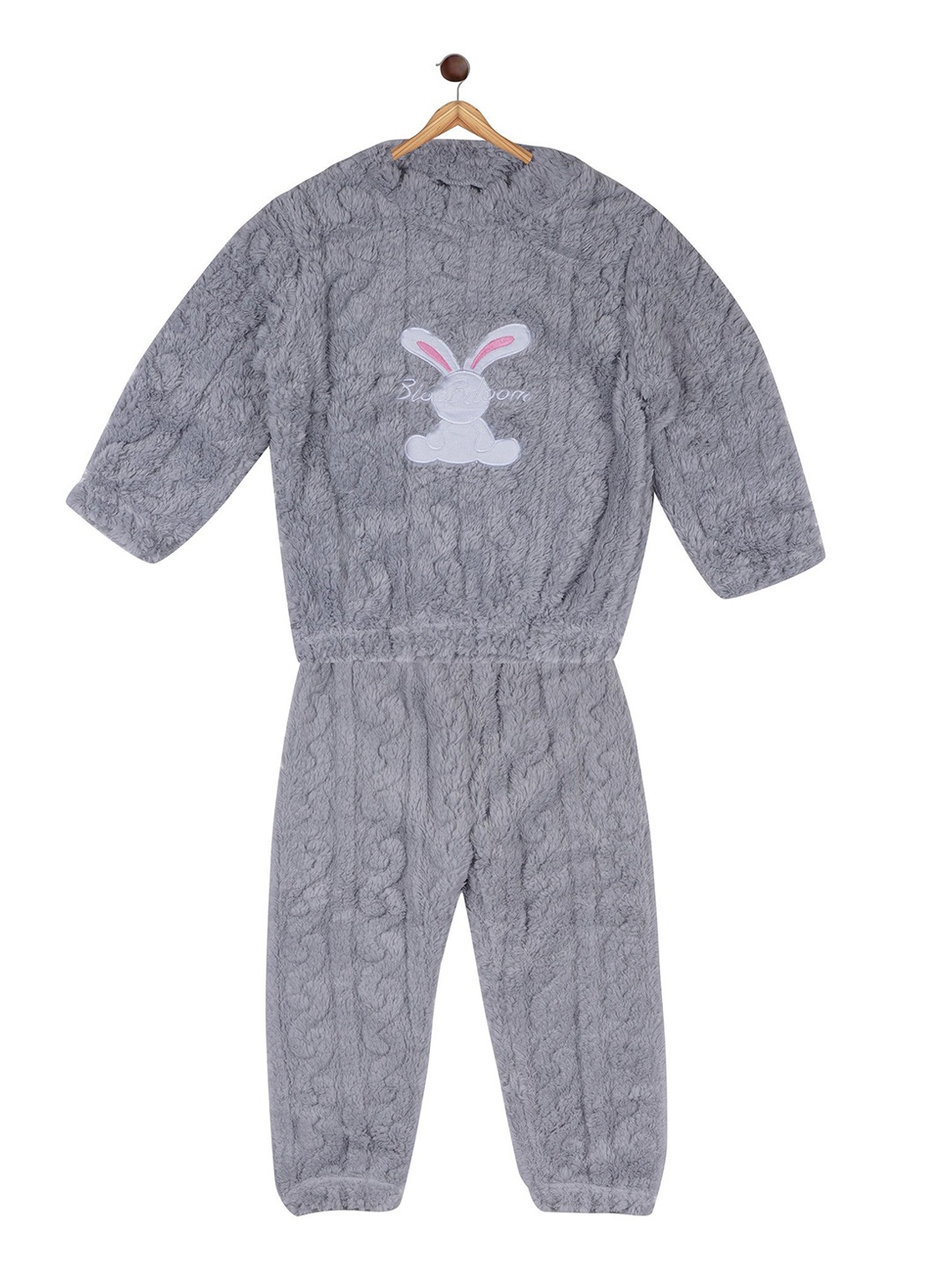 BAESD Unisex Kids Night suit, Grey