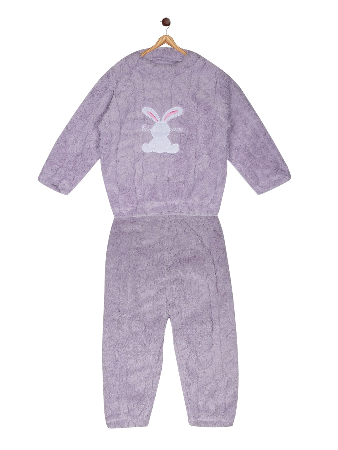 

BAESD Unisex Kids Night suit, Purple