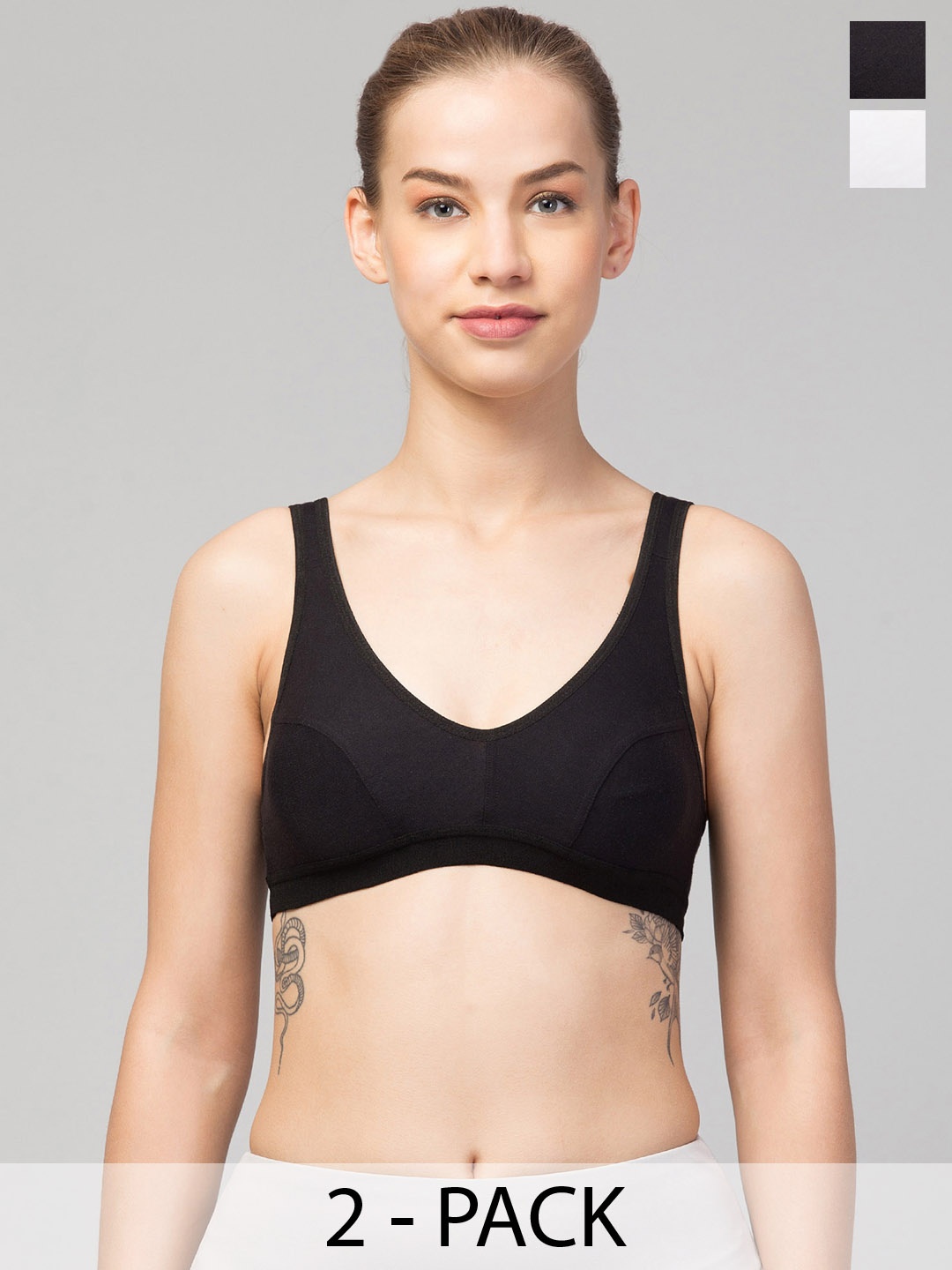 

ULLAS Bra Full Coverage, Black