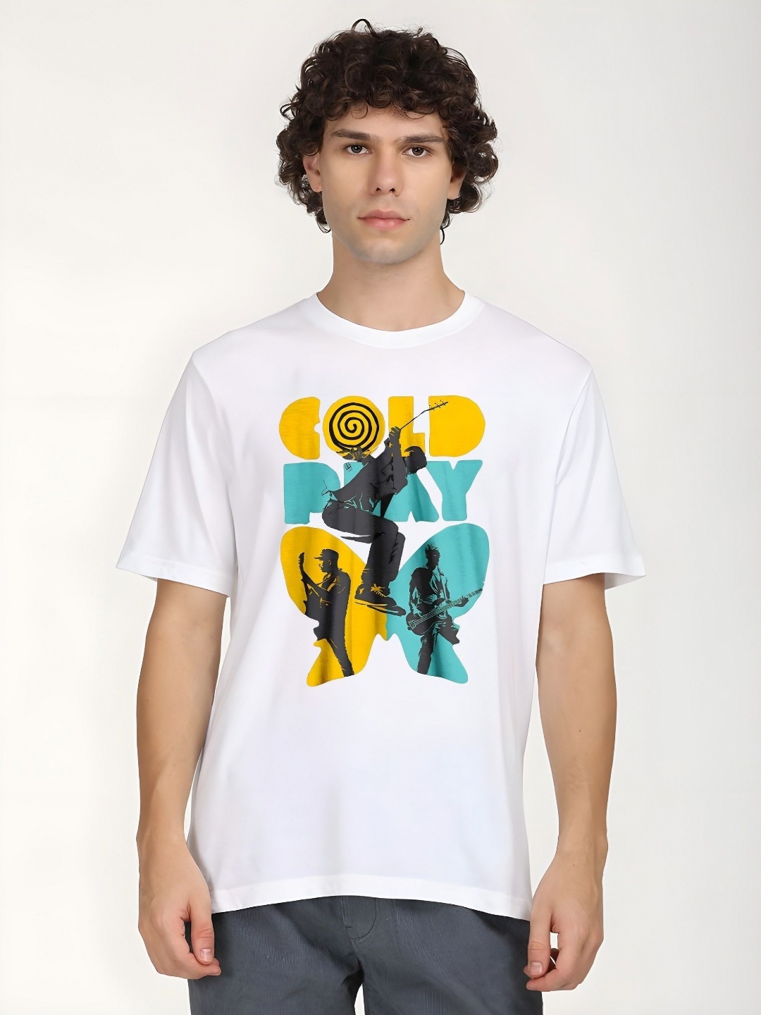 

KAIDO Men Printed T-shirt, White