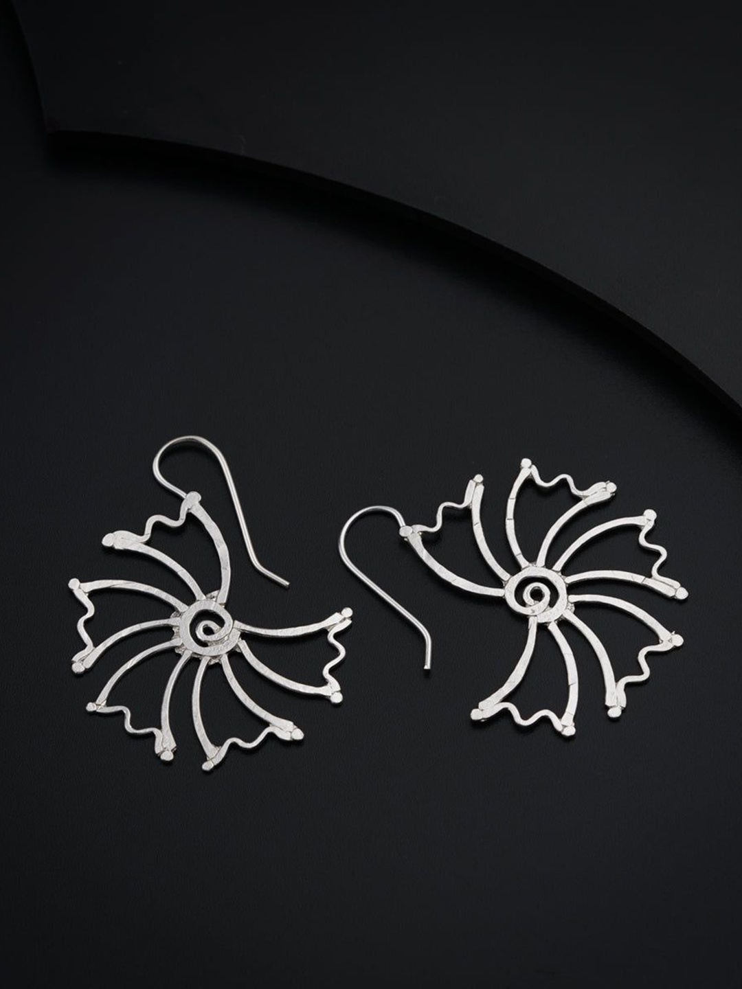 

House of Aadyaa 925 Sterling Silver Classic Oxidised Drop Earrings