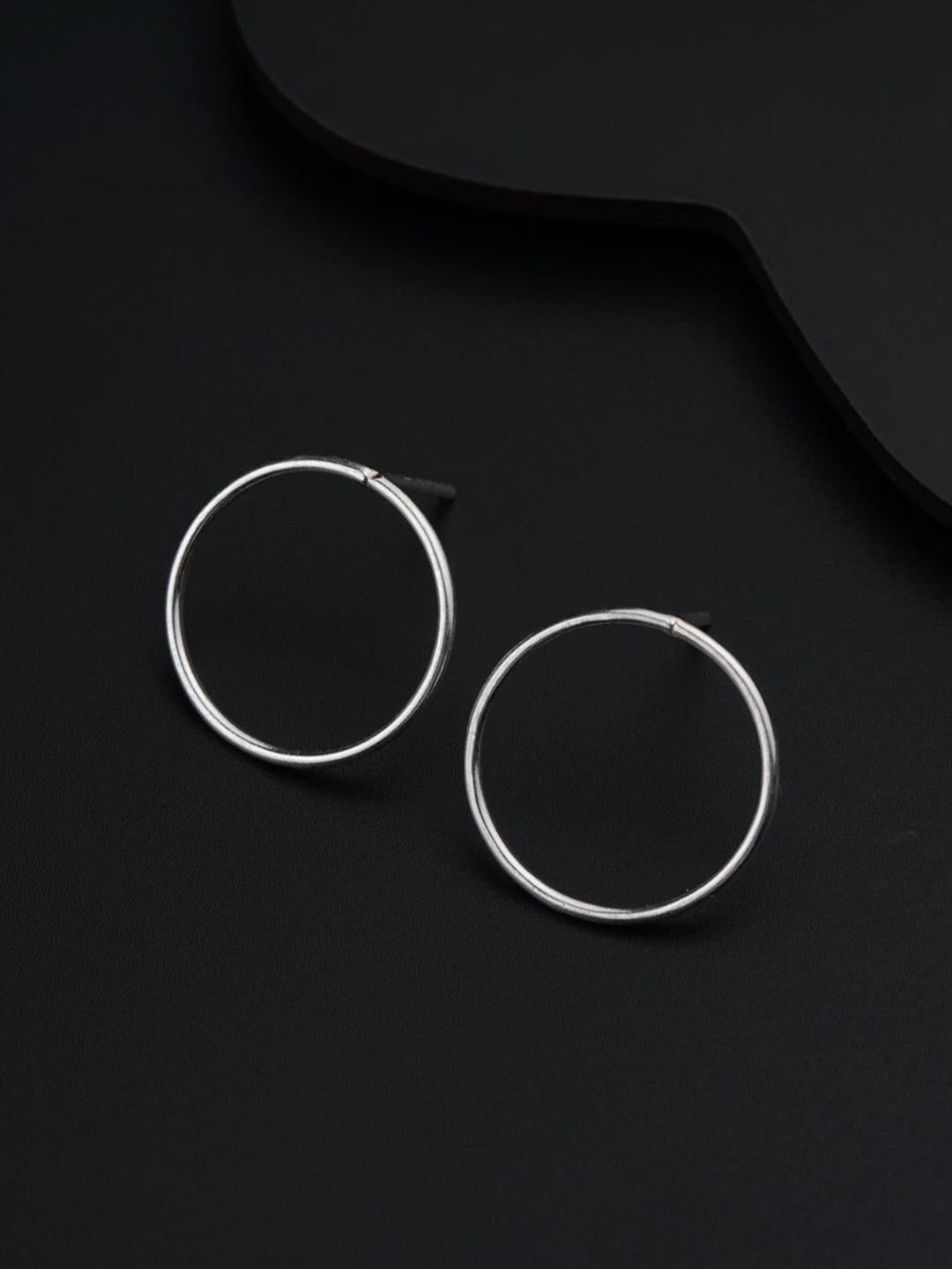 

House of Aadyaa 925 Sterling Silver Classic Hoop Earrings