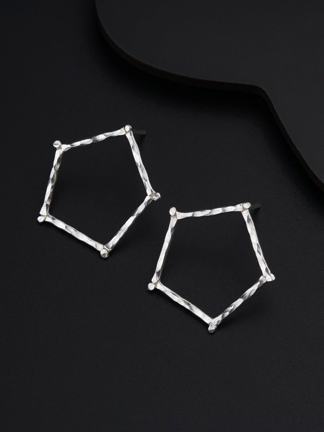 

House of Aadyaa 925 Sterling Silver Classic Oxidised Studs