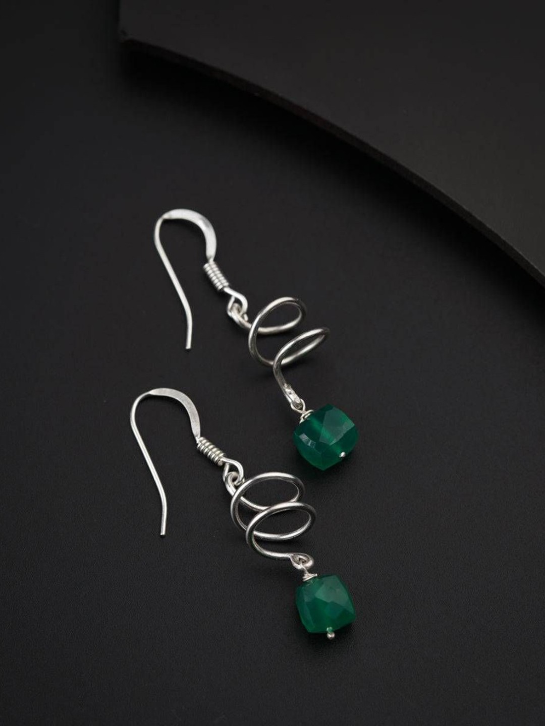 

House of Aadyaa 925 Sterling Silver Beads Classic Oxidised Earrings