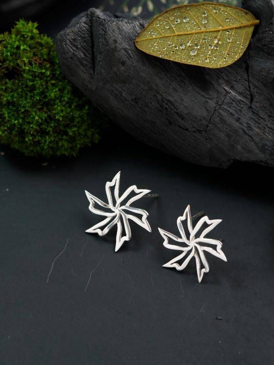 

House of Aadyaa 925 Sterling Silver Classic Studs Earrings