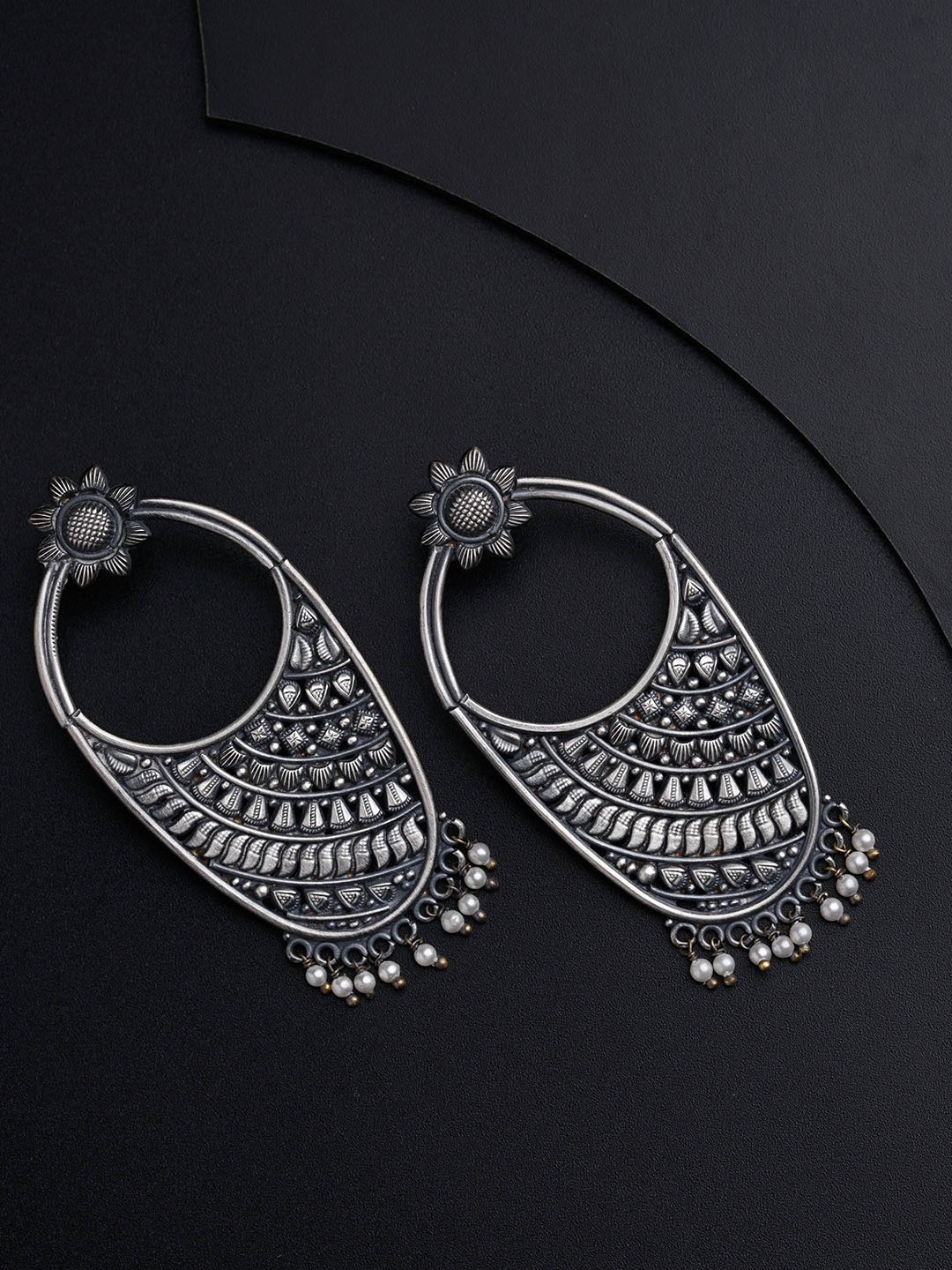 

House of Aadyaa 925 Sterling Silver Classic Drop Earrings