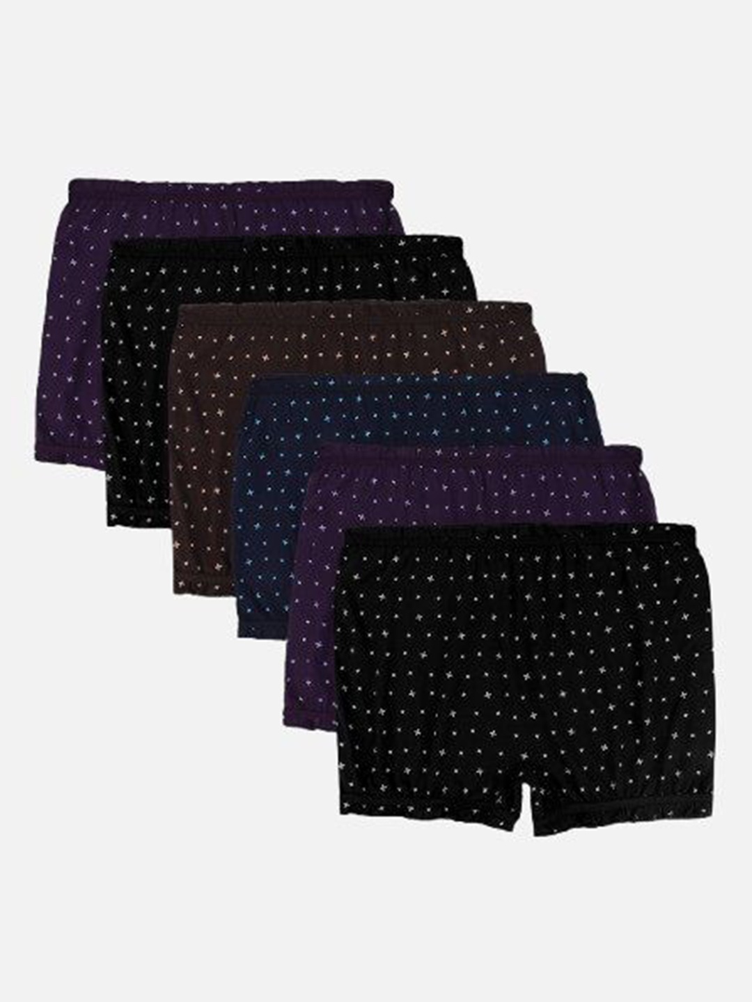 

DYCA Pack Of 6 Assorted Printed Bloomer Briefs DIA713-PK002_P6