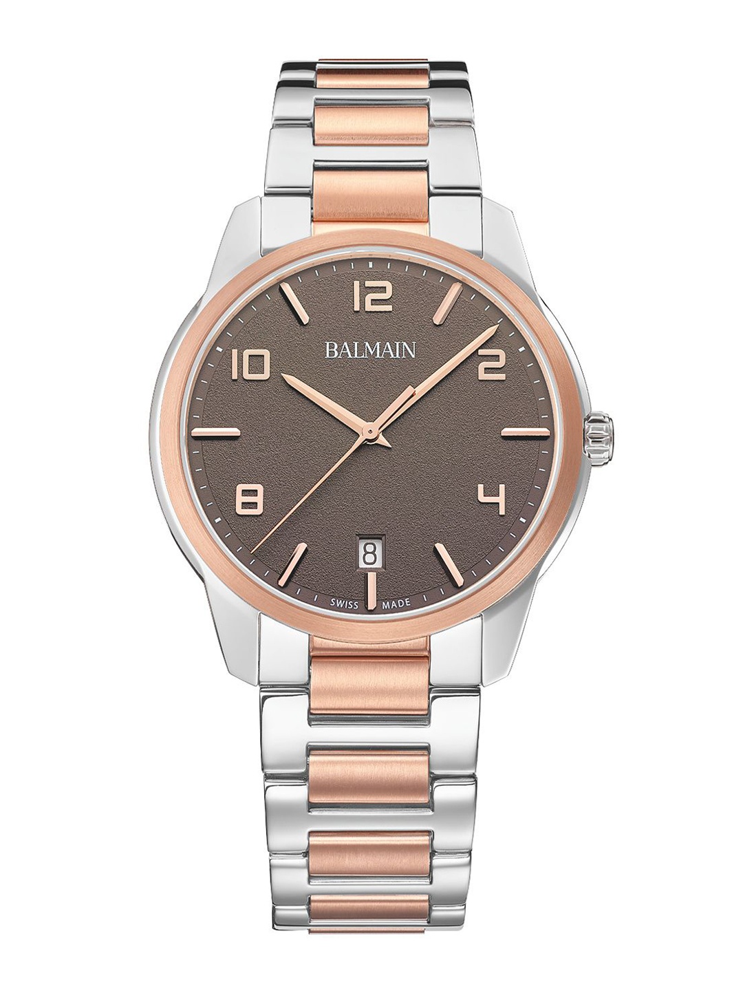 

Balmain Men Madrigal Brass Dial Analogue Watch B14683354, Brown