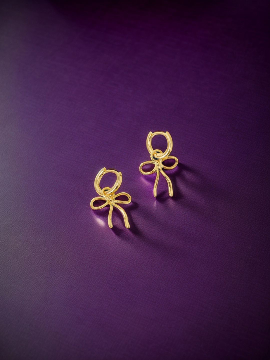 

Accessorize Contemporary Shaped Hoop Earrings, Gold