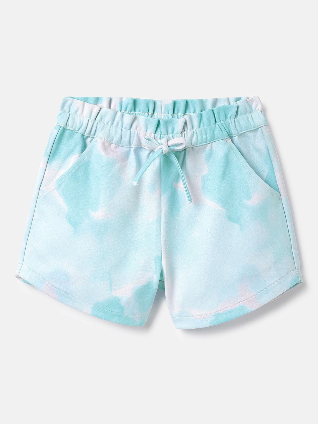 

United Colors of Benetton Girls Ombre Printed Shorts, Blue