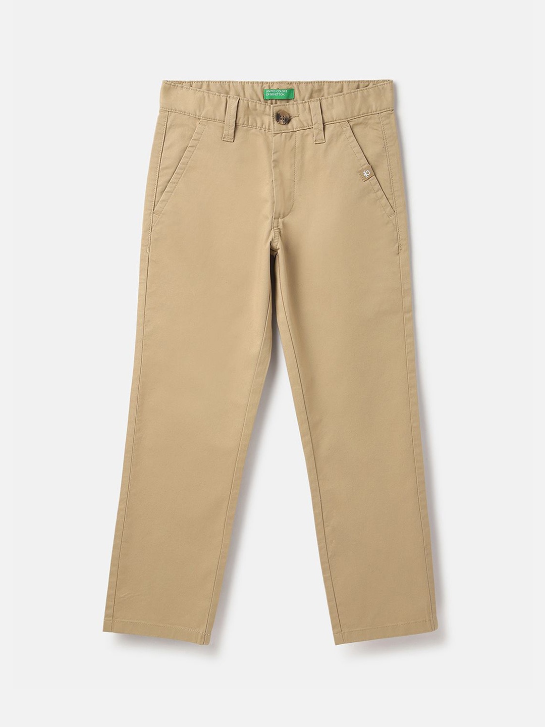 

United Colors of Benetton Boys Slim Fit Trousers, Khaki