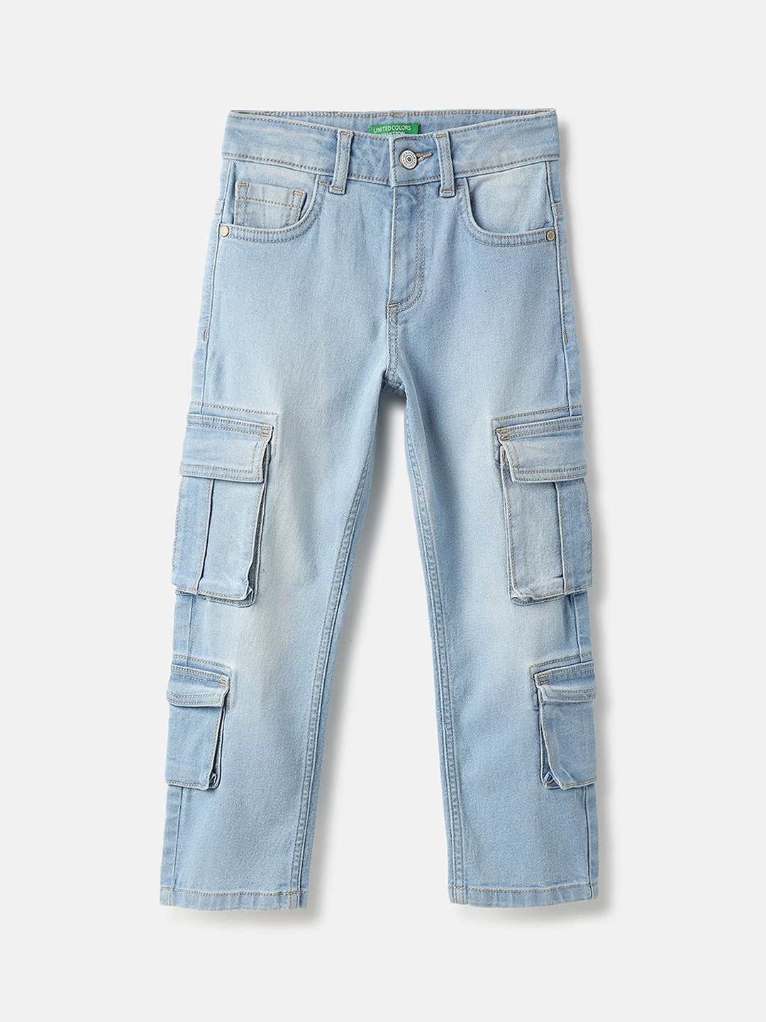 

United Colors of Benetton Boys Straight Fit Jeans, Blue