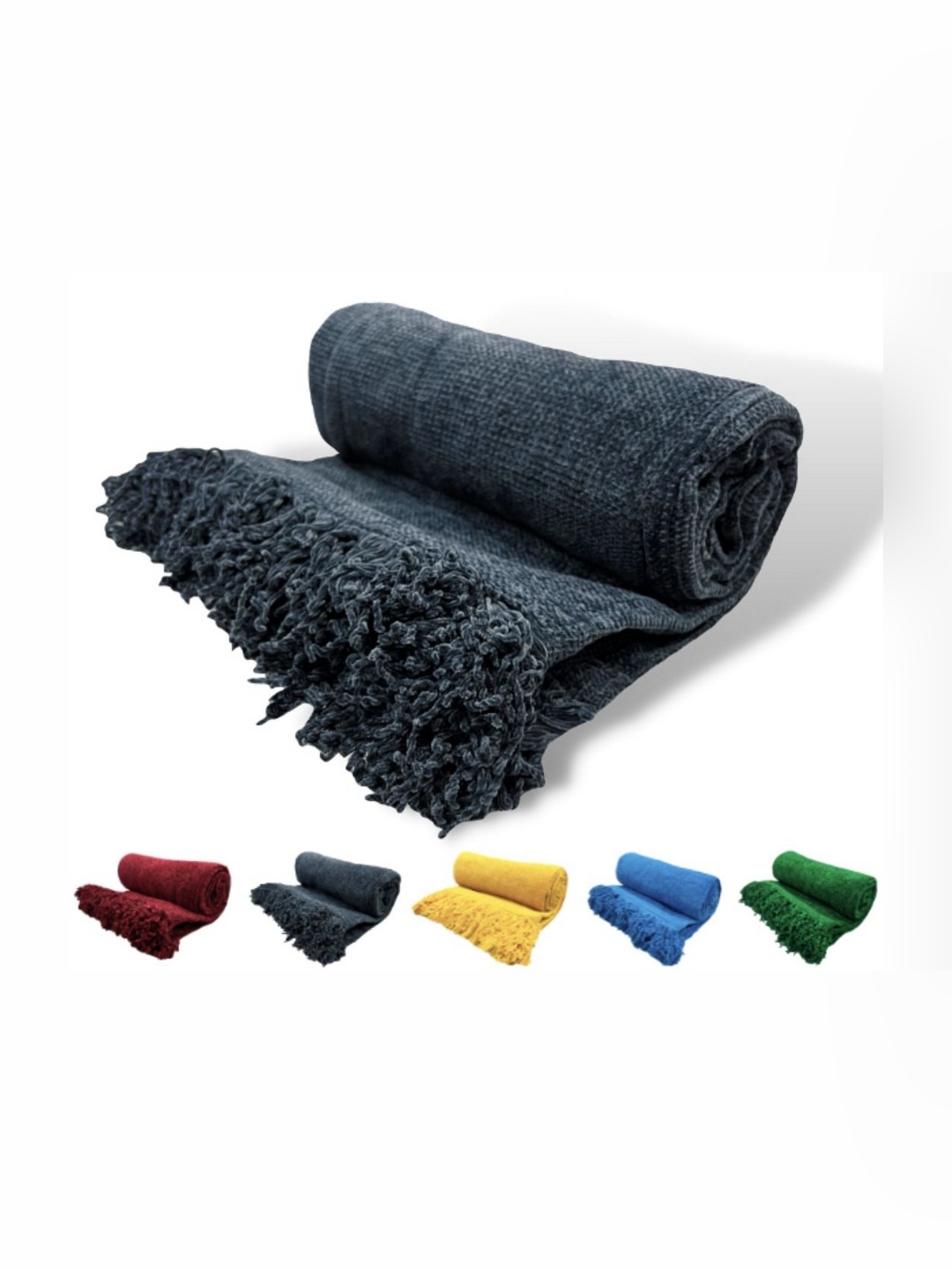 

Fashion Throw Grey Mild Winter 233 GSM Double Bed Blanket