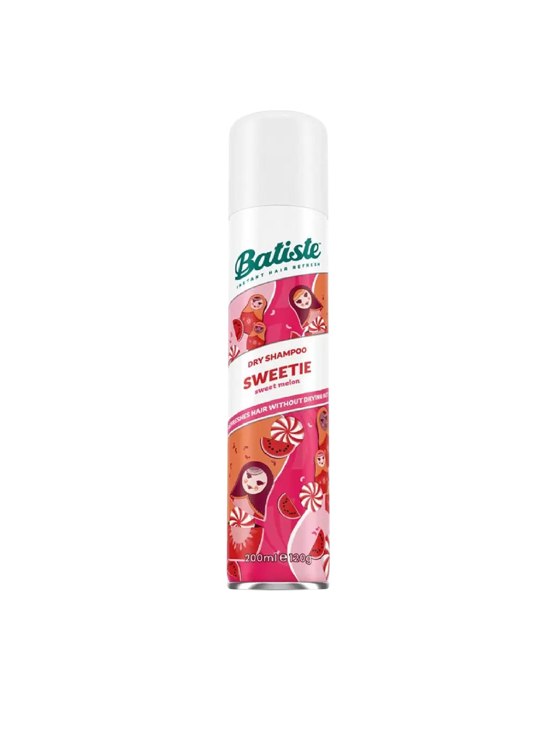

Batiste Hair Refresh Dry Shampoo- 200 ml- Sweetie Sweet Melon, Pink