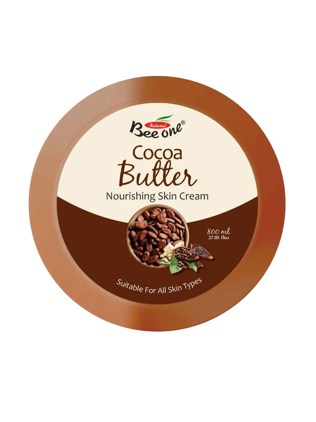 

Beeone Cocoa Butter Nourishing Skin Cream - 800 ml, Brown