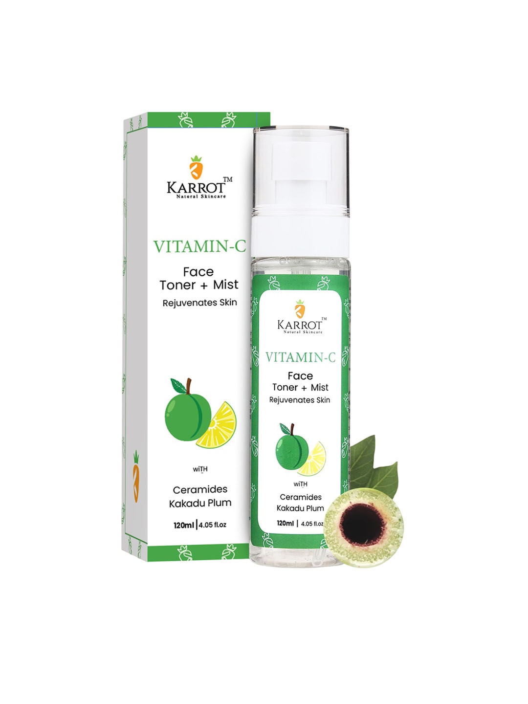 

KARROT NATURAL SKINCARE Vitamin C Face Toner- 120 ml, Green